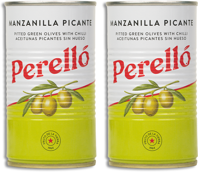 페렐로 만자닐라 피칸테 올리브 캔(통조림), 2개, 350g