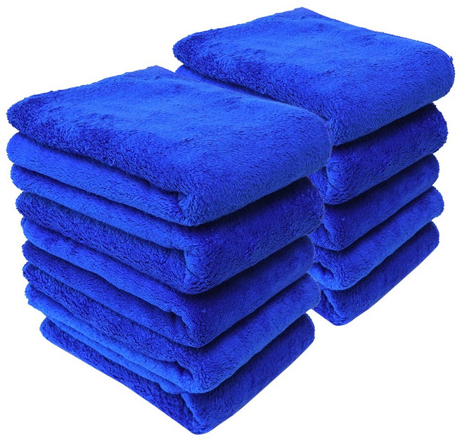 미소진몰 양모걸레 다크블루 극세사 손걸레 (세차가능), 10개