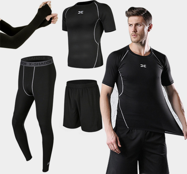 남성 트레이닝복 세트 헬스복 런닝복 츄리닝 남자 레깅스 운동복