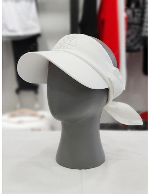 볼빅 여성 쁘띠 리본 선바이저 VLAPP301_OW