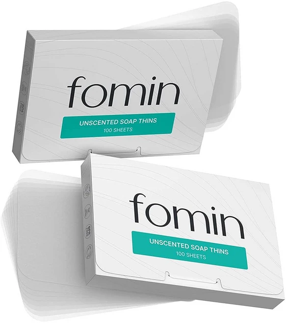 FOMIN - 손 씻기용 항균 종이 비누 시트 100매 라벤더 휴대용 여행용 용해 가능한 캠핑 미니, 2_Unscented (Pack of, 1 - 쿠팡