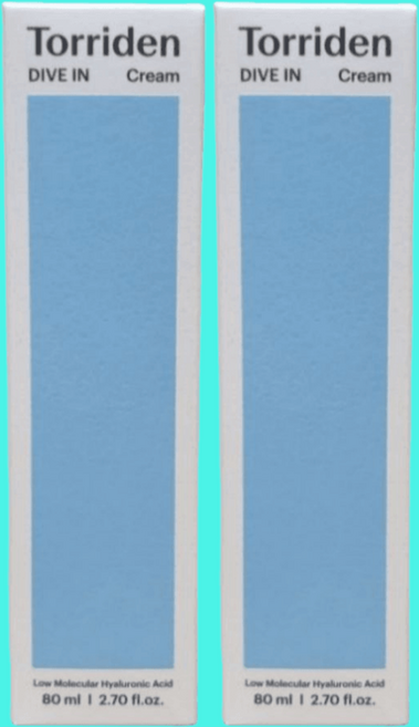 토리든 다이브인 저분자 히알루론산 크림, 80ml, 2개