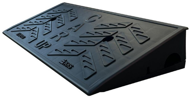 높이 12cm 차량진입판 카업 120 자동차 경사로 발판 경사판, 1개, 블랙