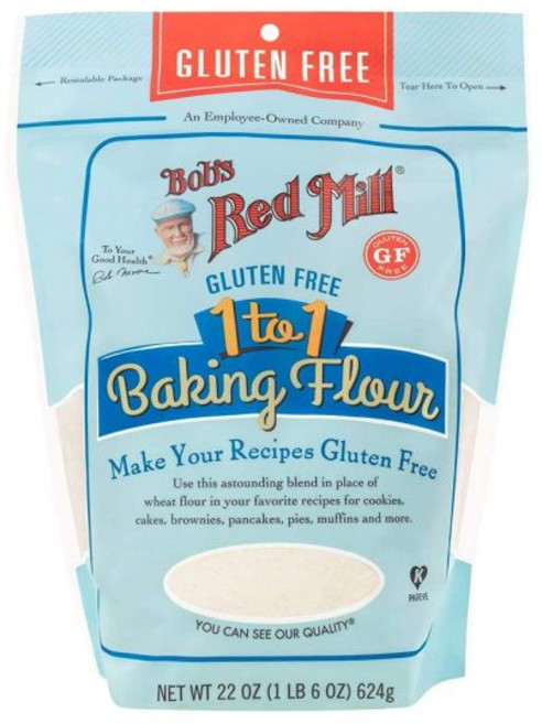 Bob's Red Mill 파우더 가루 분말 밥스 레드 밀 글루텐 프리 11 베이킹 밀가루 44온스 (3팩), 624g