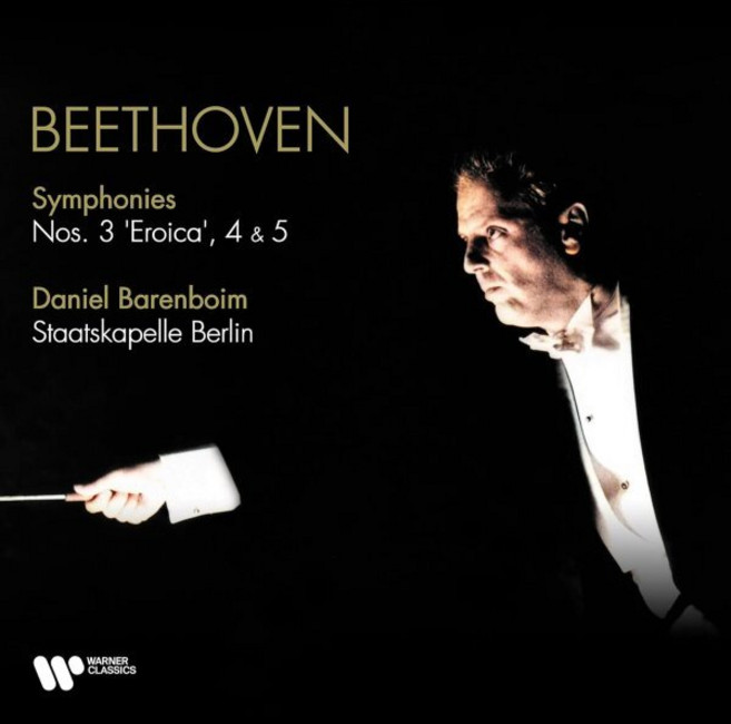[LP] Daniel Barenboim 베토벤: 교향곡 3 4 5번 (Beethoven: Symphonies Nos. 3 Eroica 4 & 5) [3LP]