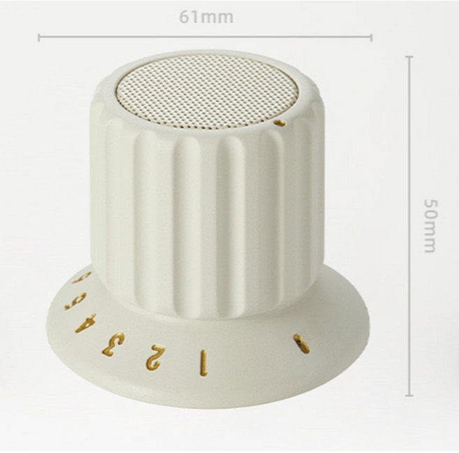 일본 브루노 자석 미니블루투스스피커 방수 욕실스피커 마그네틱 손잡이, 아이보리 화이트