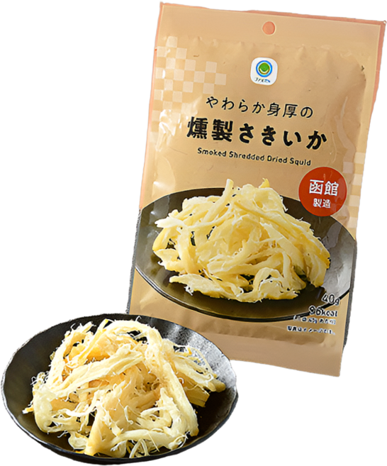 일본 패밀리마트 훈제 사키이카 큰사이즈 진미채 조미오징어 40g