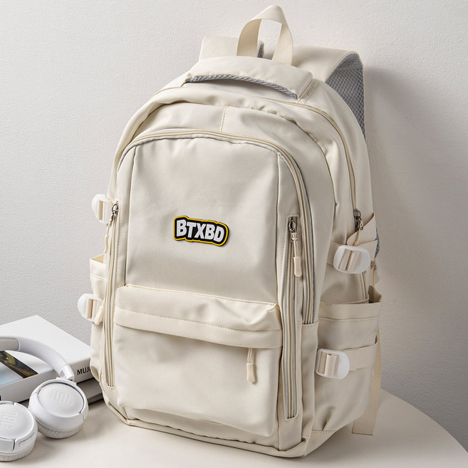 엔도르시 레터링 캐주얼 노트북 수납 백팩 EBA896