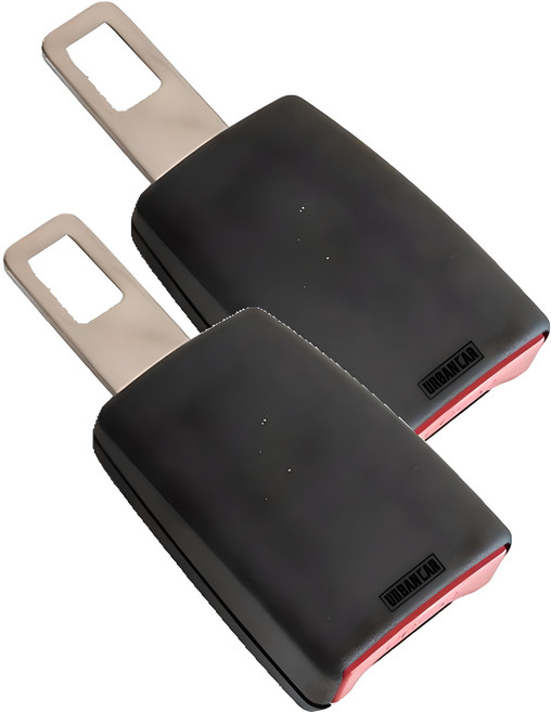 어반카 차량용 안전벨트클립, 블랙, 2개