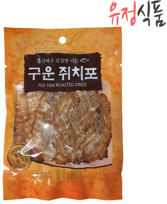 쫄깃하고 감칠맛 나는 구운 쥐치포, 27g, 30개