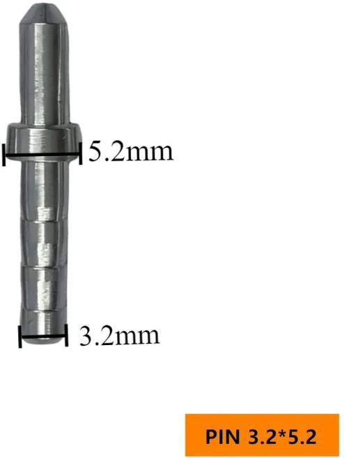 2mm 알루미늄 양궁 화살 화살표 액세서리 샤프트 섬유 50pcs 노크 유리 탄소 ID, ID3.2 OD5.2mm