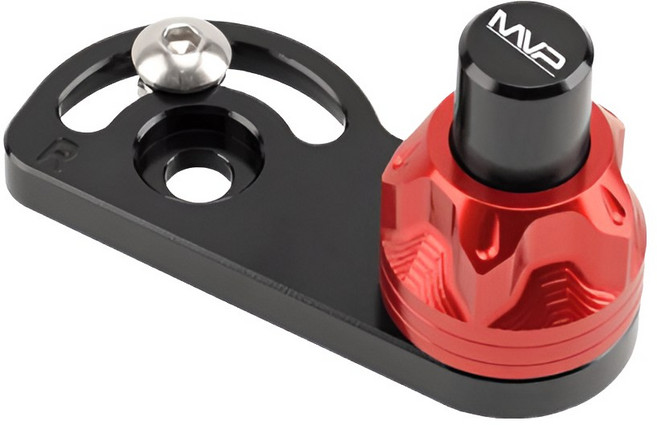 템파 오토바이 전기종 사이드 브레이크 주차레버 파킹 브레이크 사이드락, 1개, 우측 레드