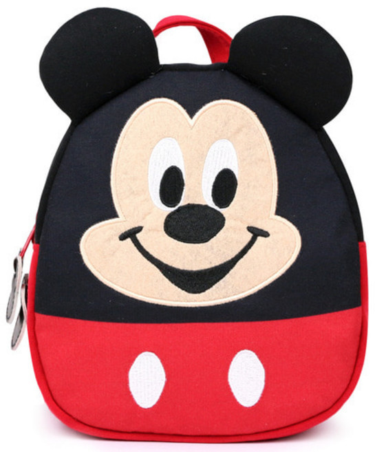 스케이터 미키 스웨이드 보냉 배낭 미아방지 가방, 상세 설명 참조, 1개, 단품