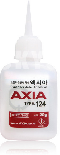 엑시아 124 20g 난접착 순간접착제 AXIA, 1개