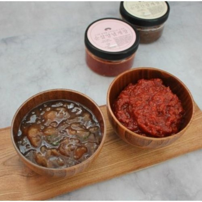 순살 양념게장 간장게장 꽃게살 게장살 착한게장 250g, 1개