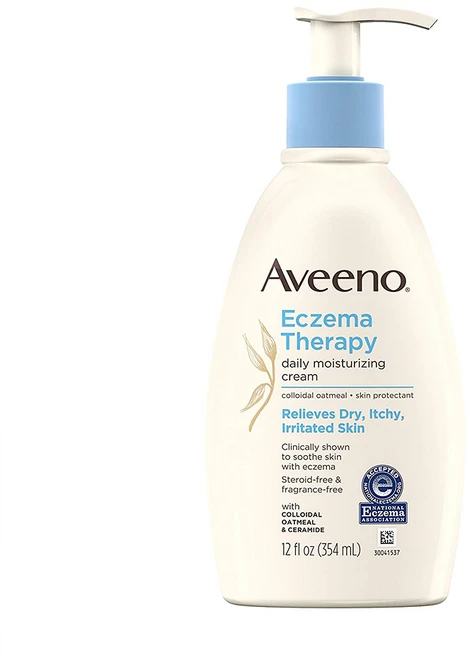 Aveeno Eczema Therapy Daily Moisturizing Cream 습진 테라피 데일리 모이스처라이징 크림 354ml, 1개 - 쿠팡