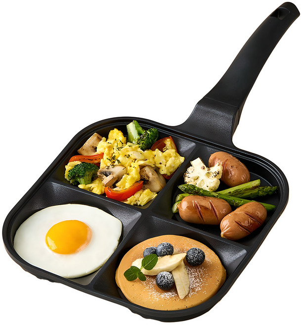 락앤락 인덕션 IH 점보 4구 에그팬, 21cm, 1개