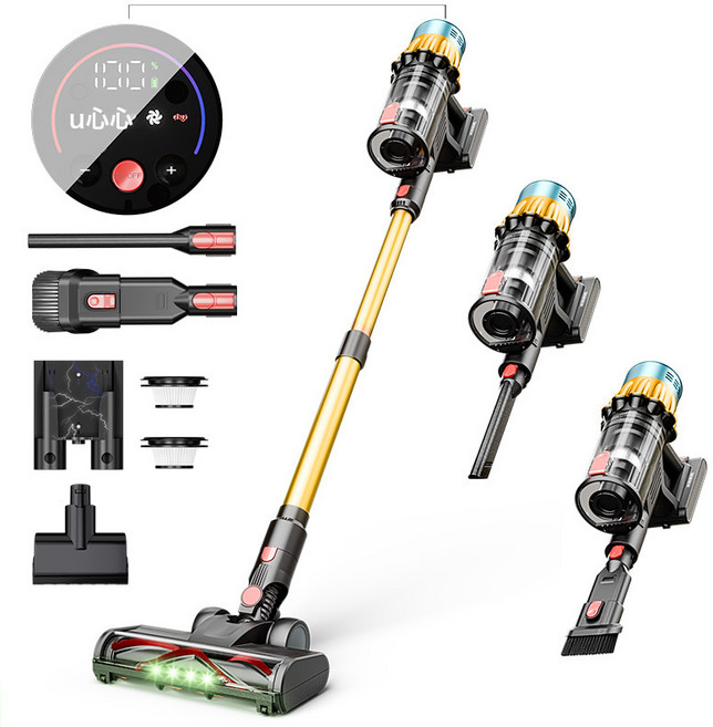 無線手持吸塵器 家用除蟎吸拖一體 650W 40KPa, 需自備轉接頭, 7串無刷除蟎刷12