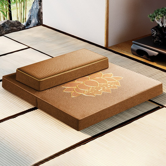 SKANDSALO 절방석 신도방석 108배방석 목화 기도 명상 대형쿠션 명상 참선 큰대방석 108배 기도방석 대형방석 명상방석 전통 불교방석 명상참선