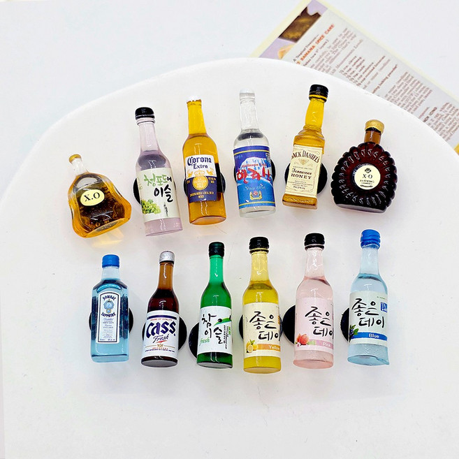 비츠톡톡 술병 소주 맥주 양주 파츠 참 세트