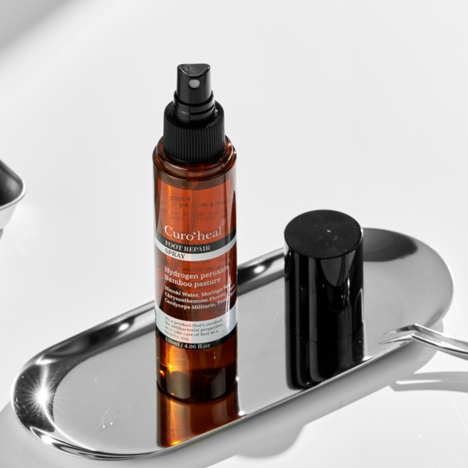 큐로힐 풋 리페어 스프레이 문제성발톱 목초 솔루션, 1개, 120ml, 1개