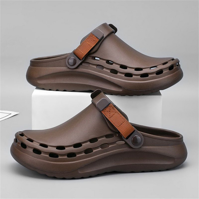 besteffie 남자슬리퍼 미끄럼방지 발편한 블로퍼형 슬리퍼 베이직 사무실용 패션 빅사이즈 남성슬리퍼 C58