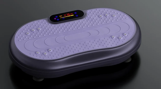 덜덜이 뱃살운동기구 3D 피트니스 체육관 기계 크레이지 핏 마사지기 바디 슬리머 파워 맥스 진동판, 03 Purple