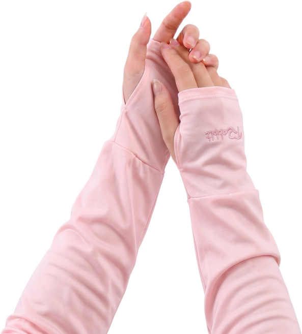 푸뚜로 여성용 운전 팔토시 자외선차단 손등커버, 1개, Rabbit 핑크