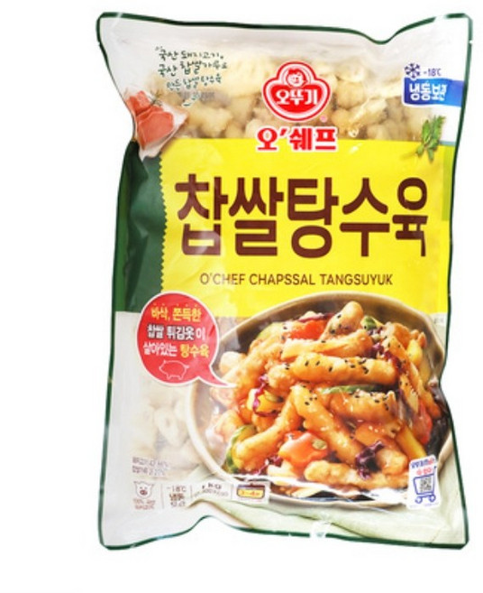 오뚜기 오쉐프 찹쌀탕수육 1kg, 9개