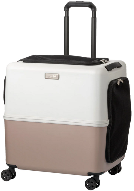 일본 페티코 반려동물 동반캐리어 아이코 반려견 대중교통 강아지외출 고양이켄넬 반려견이동 스톱기능, 대형(L), 핑크, 1개