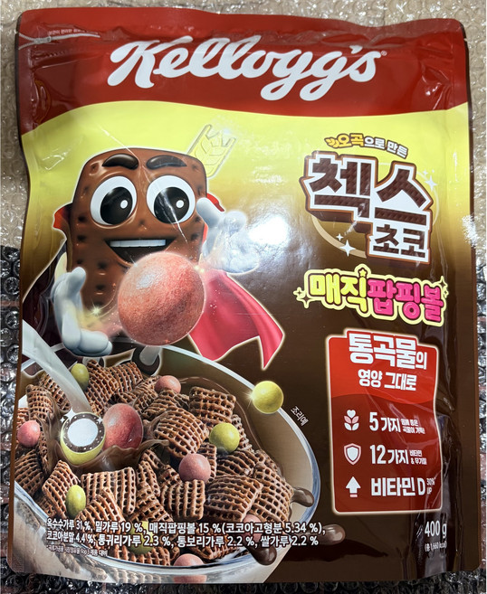 첵스초코 오곡으로 만든 매직팝핑볼 시리얼, 400g, 1개