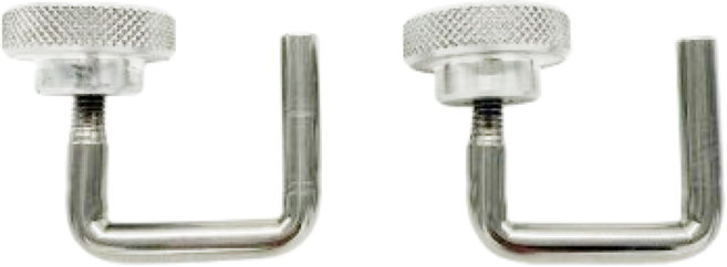 캠피넬 캠핑 U자형 IGT 커넥션 후크 스노우피크 호환, 2개, 실버