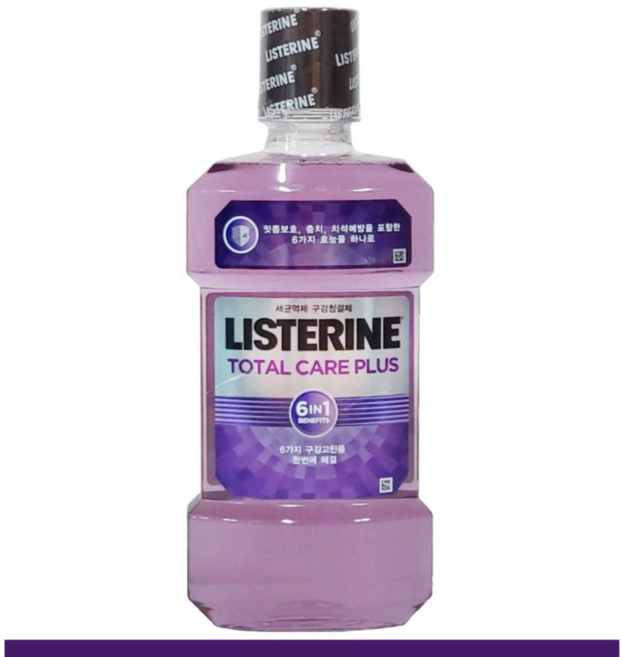 리스테린 토탈 케어 플러스 구강청결제, 750ml, 3개