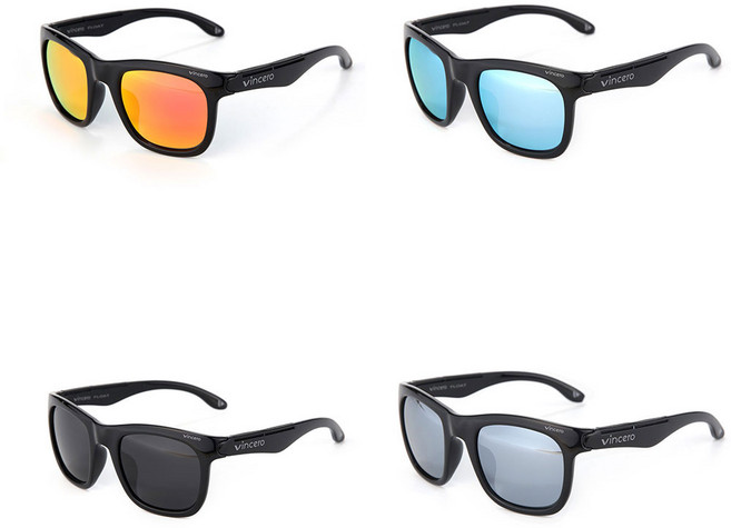 국내제작 썬가드 편광 스포츠 선글라스 낚시 등산 골프 편광렌즈, 레드미러스모크