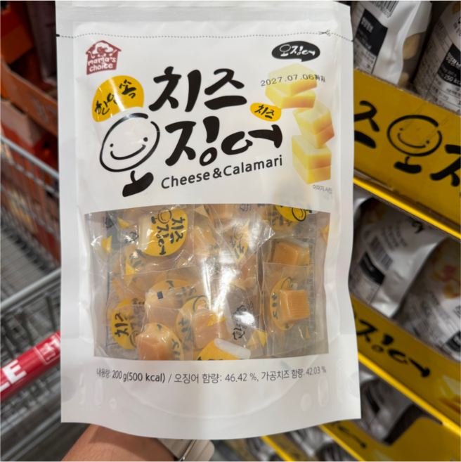코스트코 마마스 초이스 치즈오징어, 1개, 200g