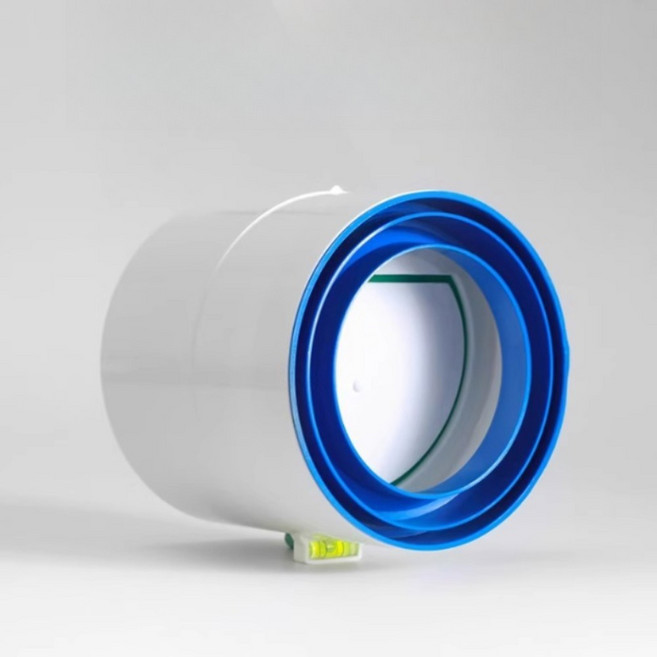 PVC 배기 체크 공기 덕트 110MM 그릴 파이프 주방 욕실 환기 댐퍼 밸브 액세서리 원형 백드래프트 80, Style A 110mm, 1개, 08 100-100