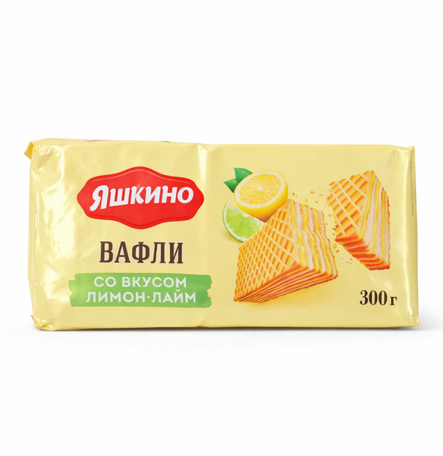 야시키노 와플 레몬라임맛 300g, 1개
