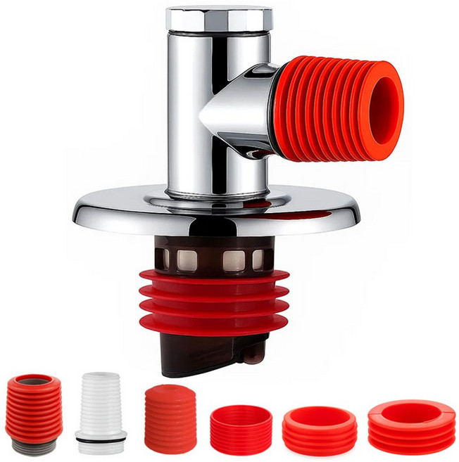 투데이리빙 세탁기 배수구 트랩 배수관 설치 하수구 냄새 벌레 역류 방지 건조기 세면대 자동 개폐 밀폐 커버, 1개