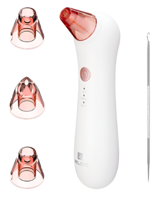 멜리언스 진공 피지제거기 뷰티라이트 얼굴 코 피지흡입기 압출기, 혼합 색상