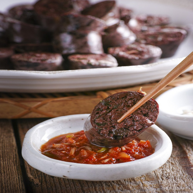 60년전통 찹쌀순대 500g 3팩+고구마순대 500g 3팩