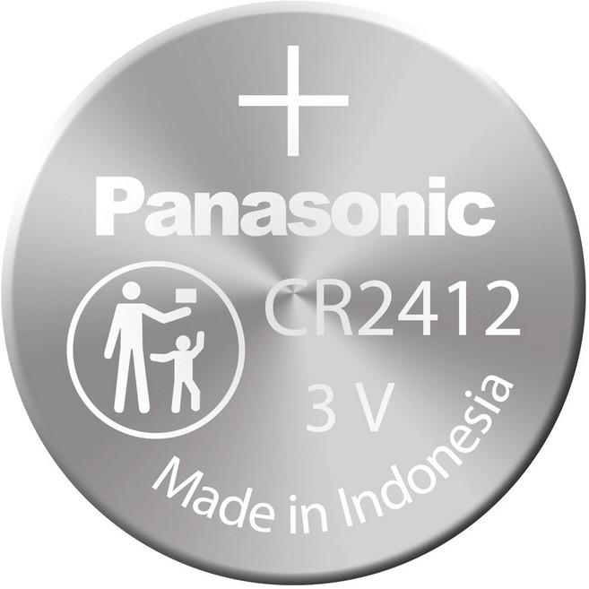 QPS221617파나소닉 CR2412(1알) 3V 리튬건전지 수은전지, 1개