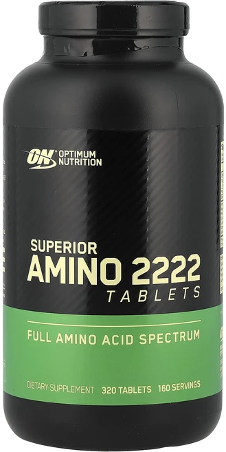 유명제품입니다 Optimum Nutrition 슈피리어 아미노 2222 태블릿 320정 최저가격, OptimumNutrition슈피리어아미노2222태블릿, 1개 - 쿠팡