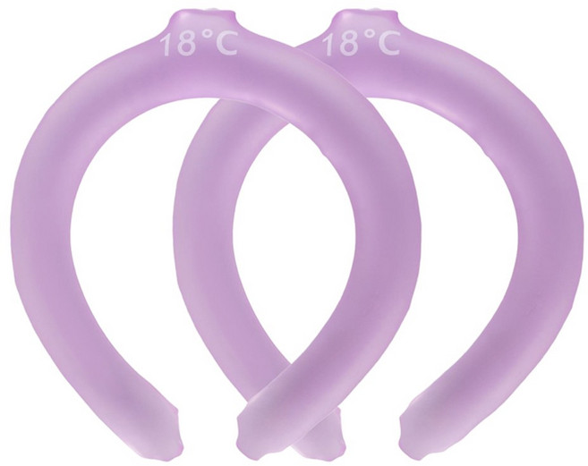 딥톡 아이스 넥쿨러 쿨링스카프 DT0087, 퍼플, 2개