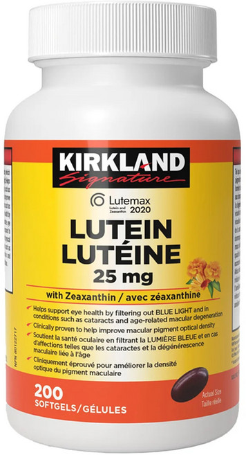 커클랜드 시그니처 루테인 제아잔틴 200정 캐나다 코스트코, 1개