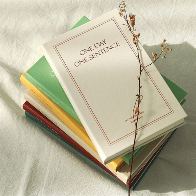 로즈비에 자문자답 일기 슬림 6개월 내면성장, 베이지