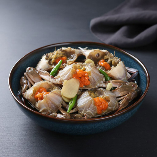 한방 삼점암꽃게장 간장게장, 3개, 2kg