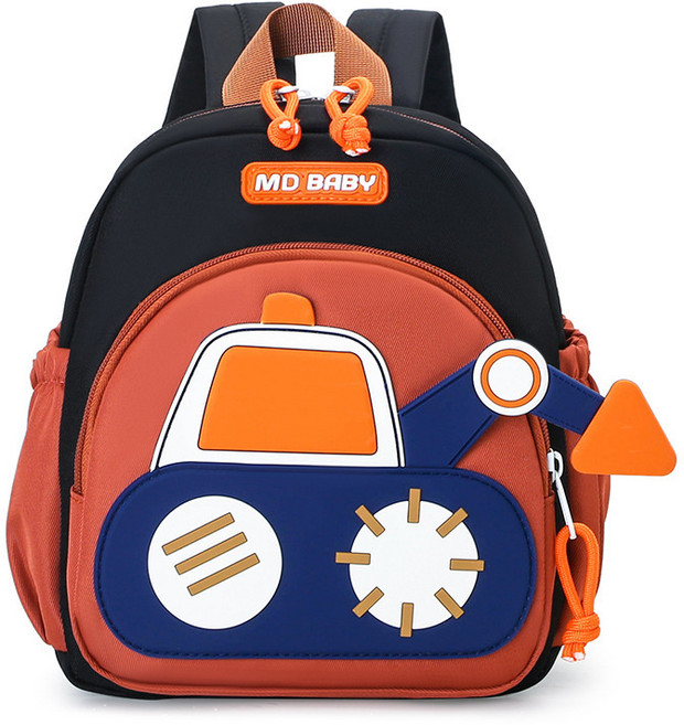 DFMEI 可愛兒童書包幼兒園寶寶3-5歲男童揹包男孩早教小挖機休閒雙肩包