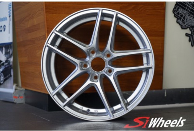 FK鋁圈 16吋 5/100 A1323 高亮銀 鋁合金輪圈 提升操控性與燃油效率, 1個