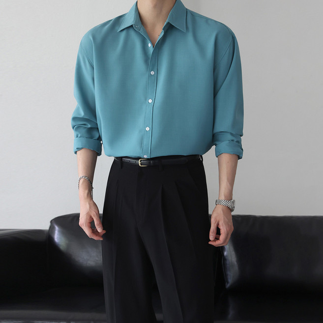 베이직바이블 쿨에어 린넨 여름 오버핏 셔츠 남방(14color)