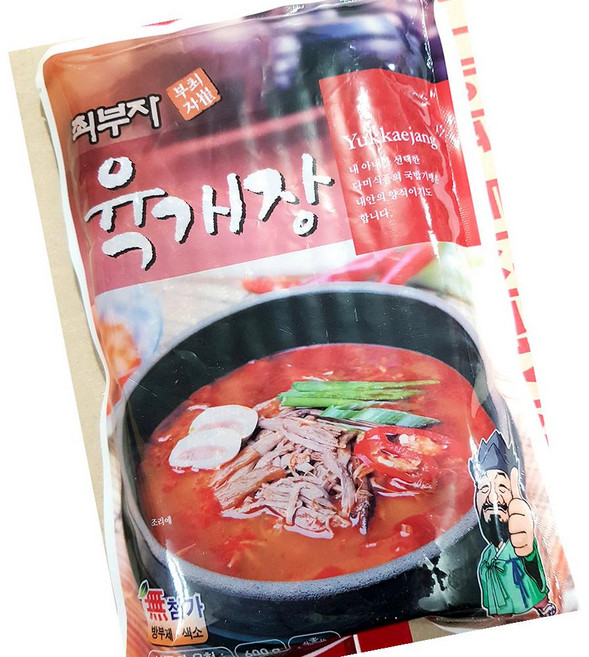최부자 육개장(장터 600g)X5, 5개, 600g